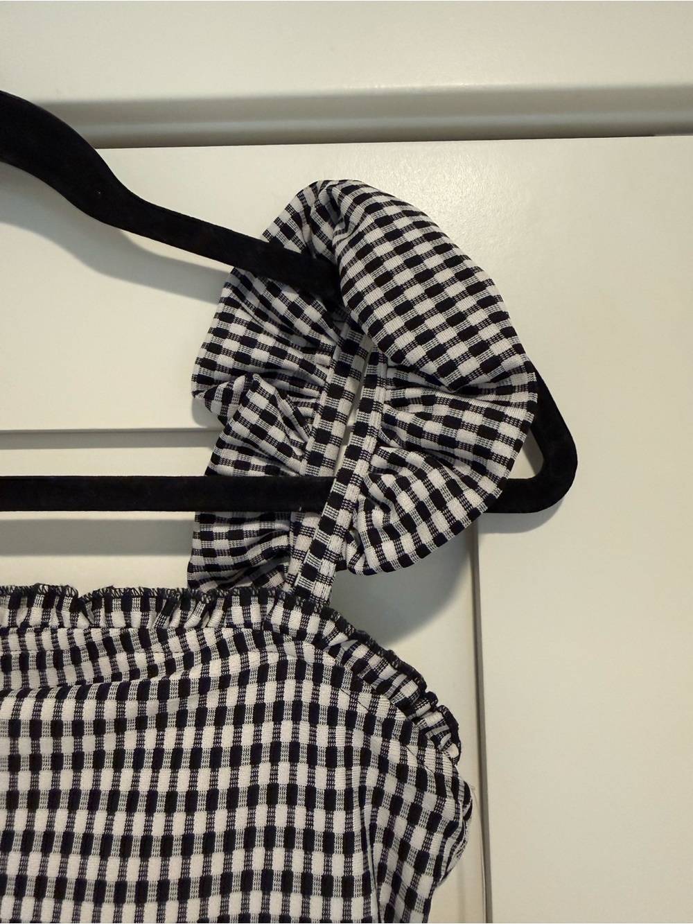 NWT Albion Hamptons Black & White Gingham One-Piece Swimsuit- Size Medium - Picture 3 of 9